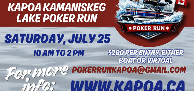 KAPOA Kamaniskeg Lake Poker Run 2026